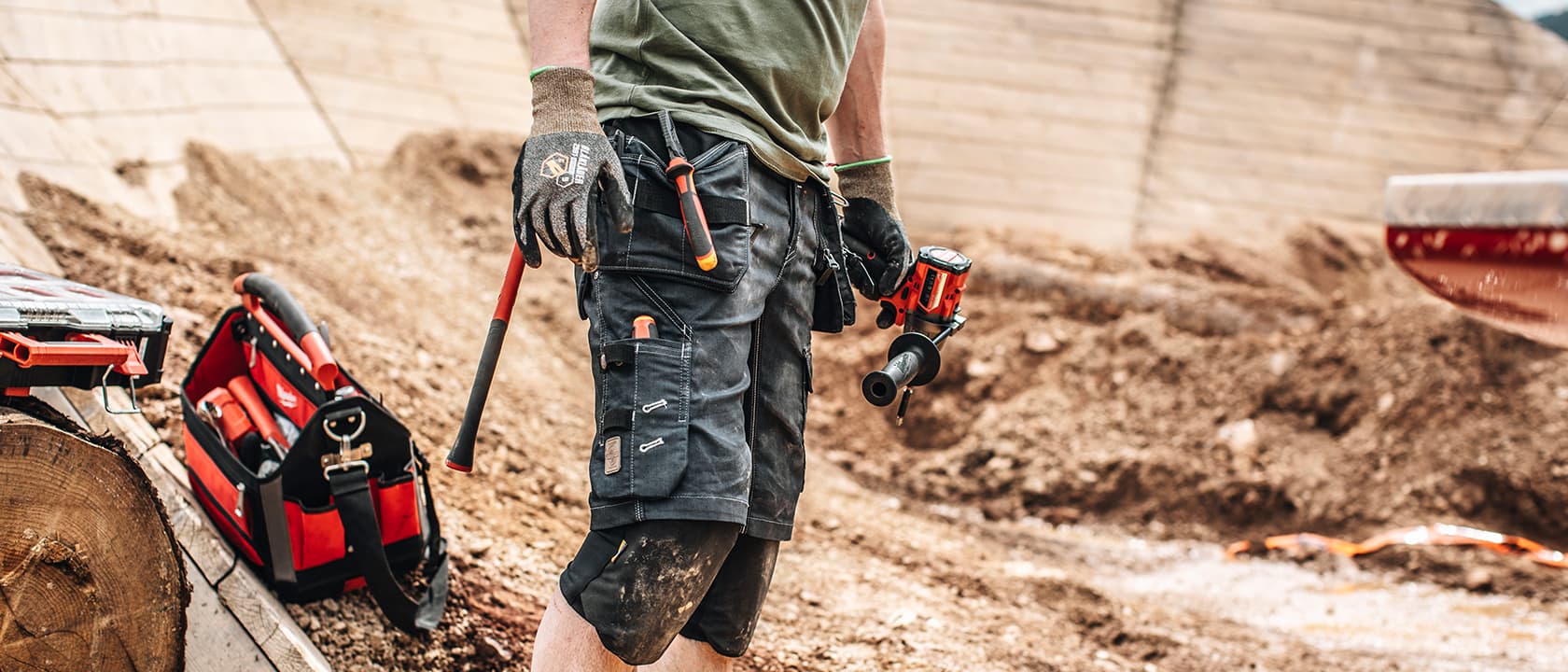 Short homme de travail